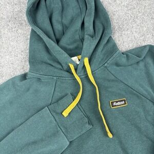 Fayettechill Hoodie‎ Mens L Green Pullover Hemp Blend Outdoor Casual Sweatshirt